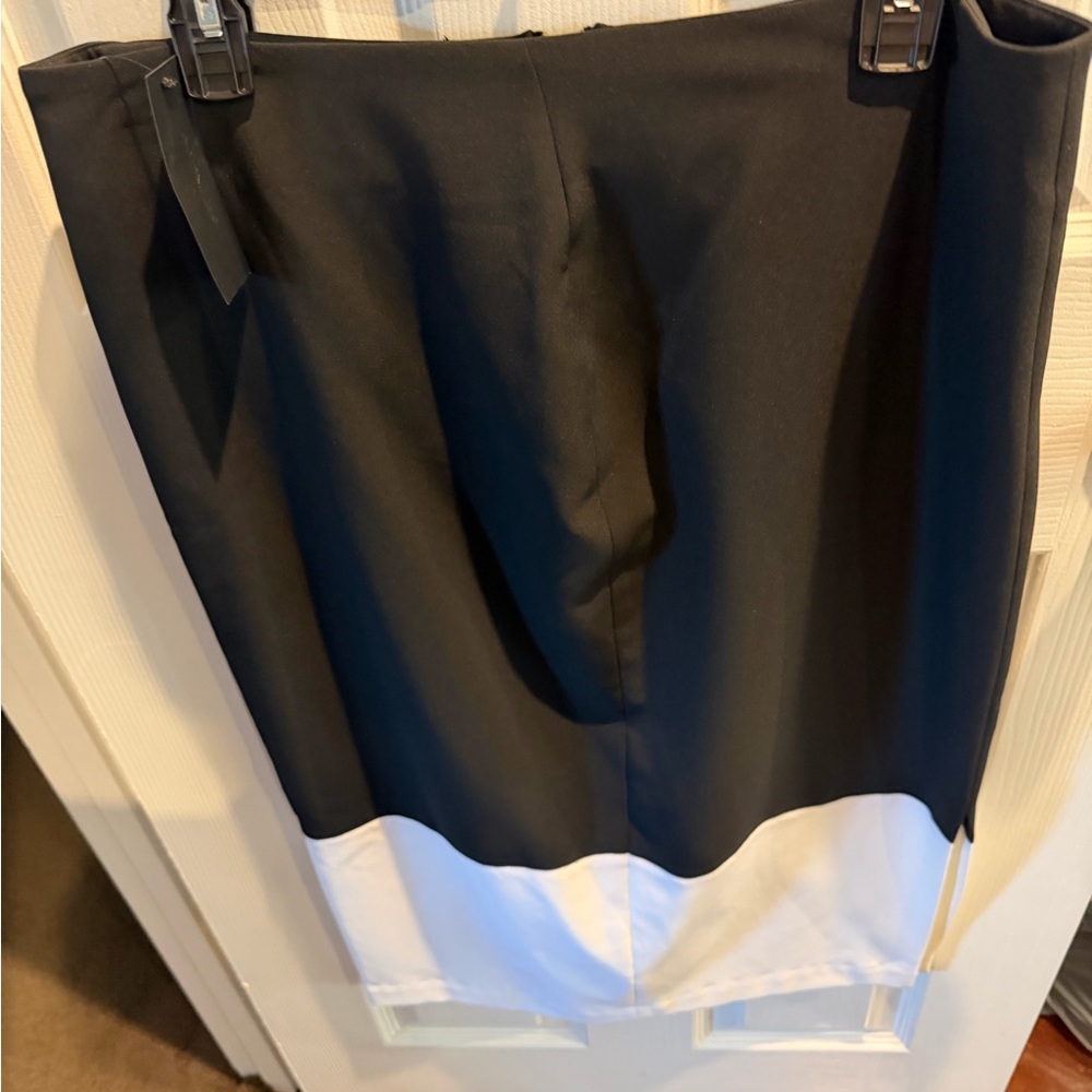 Elegant Black and White Women's Skirt